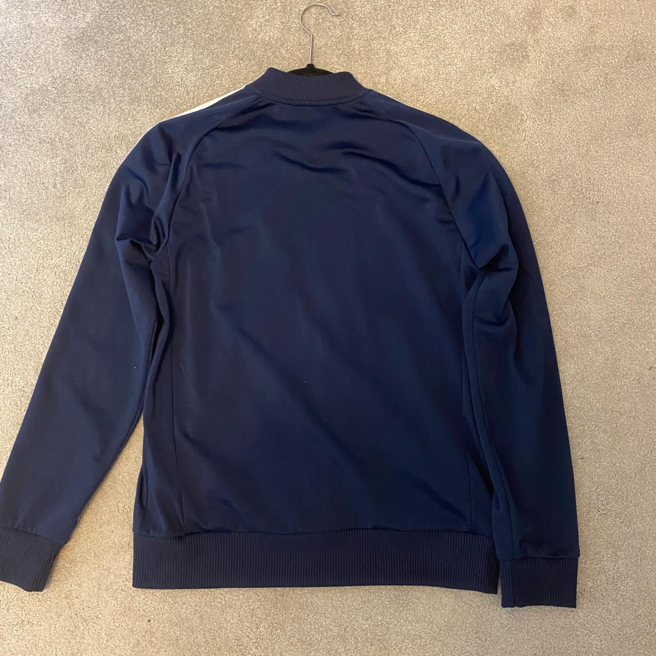 Adidas 3 stripe navy jacket Worn a handful of times... - Depop