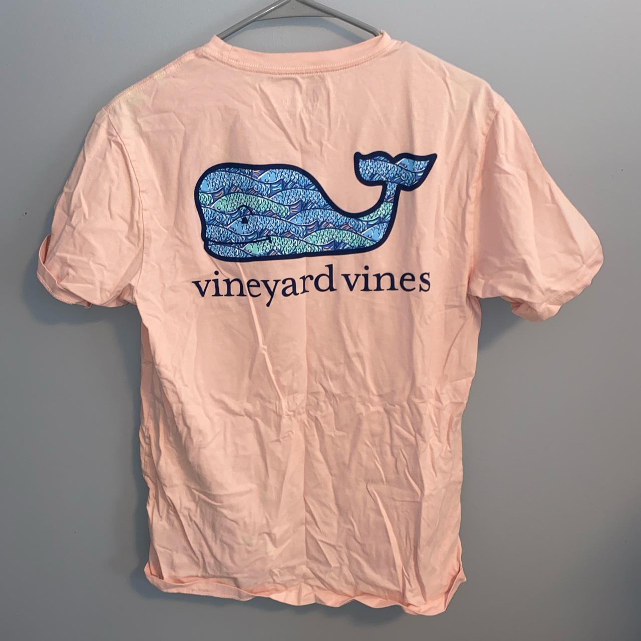 PINK VINEYARD VINES T SHIRT UNISEX SIZE SMALL SMALL... - Depop