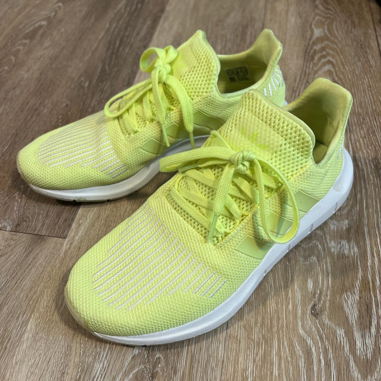 Adidas neon cheap yellow shoes