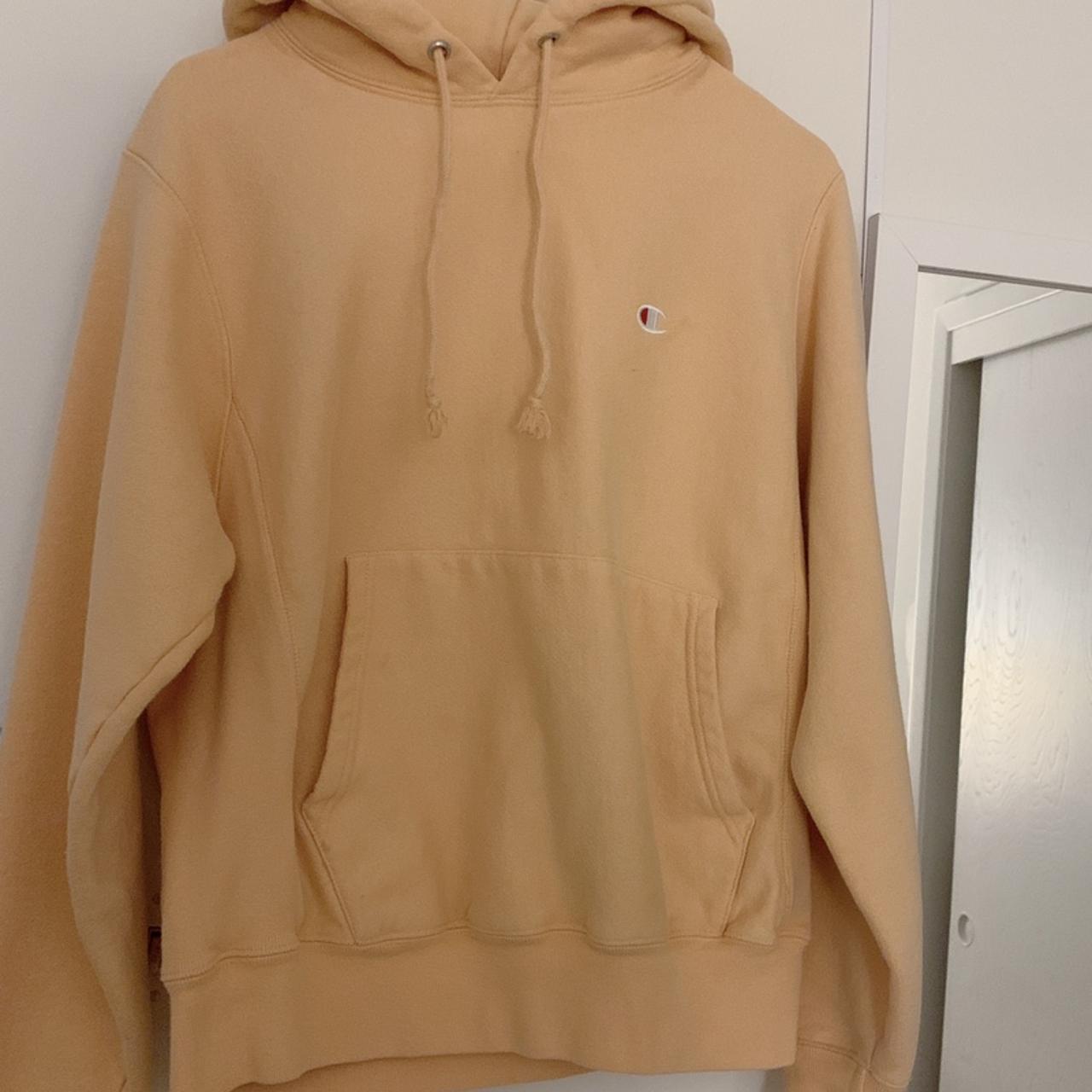 Light orange champion hoodie best sale