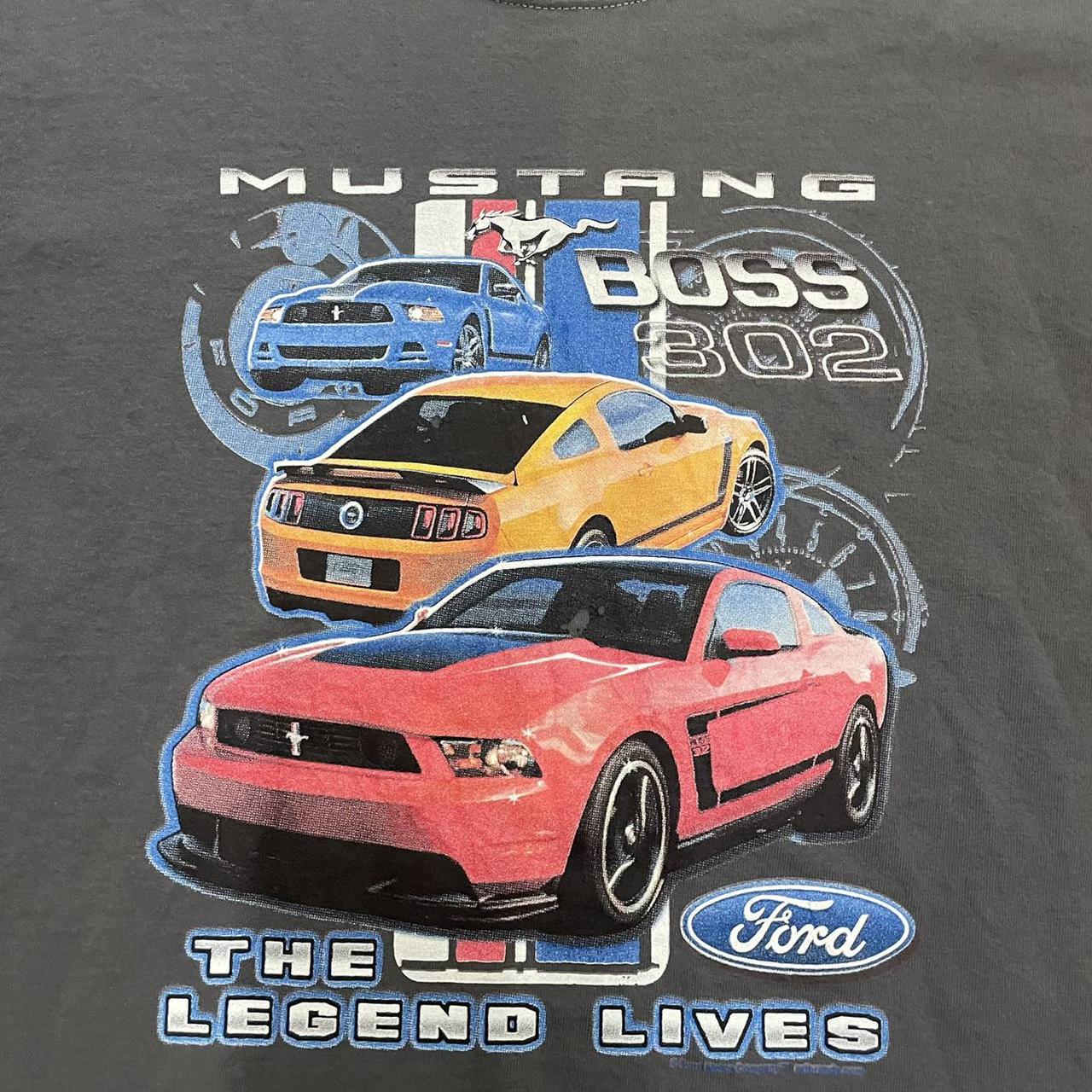 Y2K Ford Mustang graphic tee “The Legend... Depop