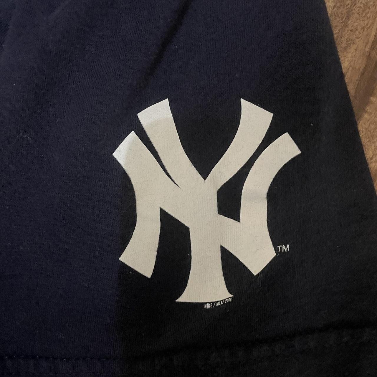 MENS NAVY BLUE WHITE NIKE DEREK JETER JERSEY YANKEES - Depop