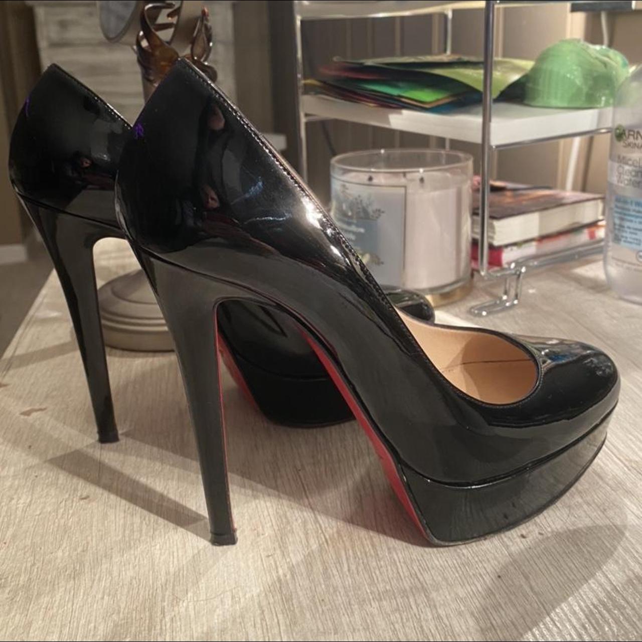 Red bottom Louboutin heels! Size 39 only worn once ❤️ - Depop