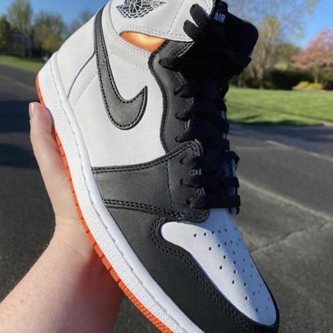 Custom Jordan 1's, Concept of High OG Orange - Depop