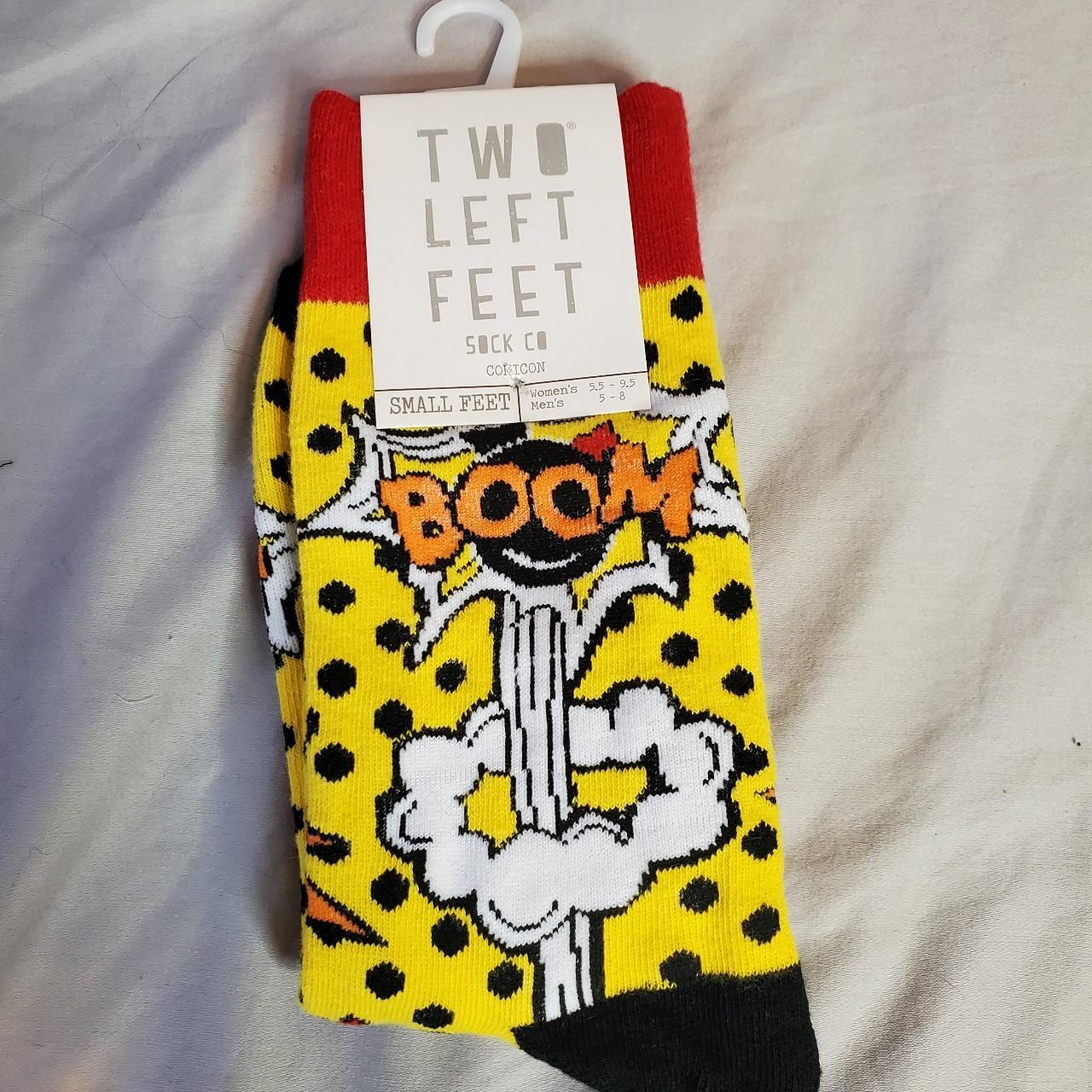 Men's Yellow and Red Socks Depop