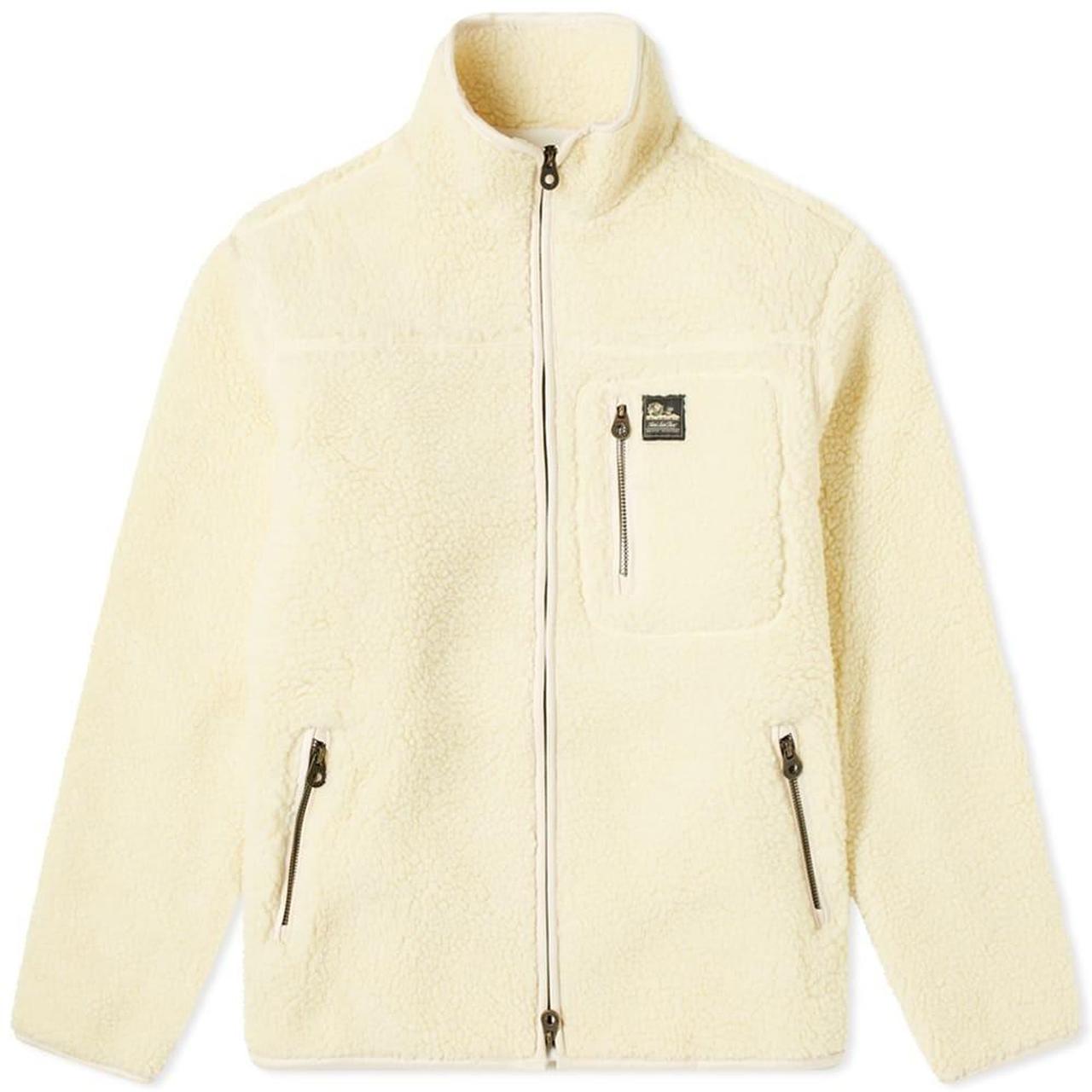 Aime Leon Dore FW21 Cream Parmesan Fleece Jacket.... - Depop