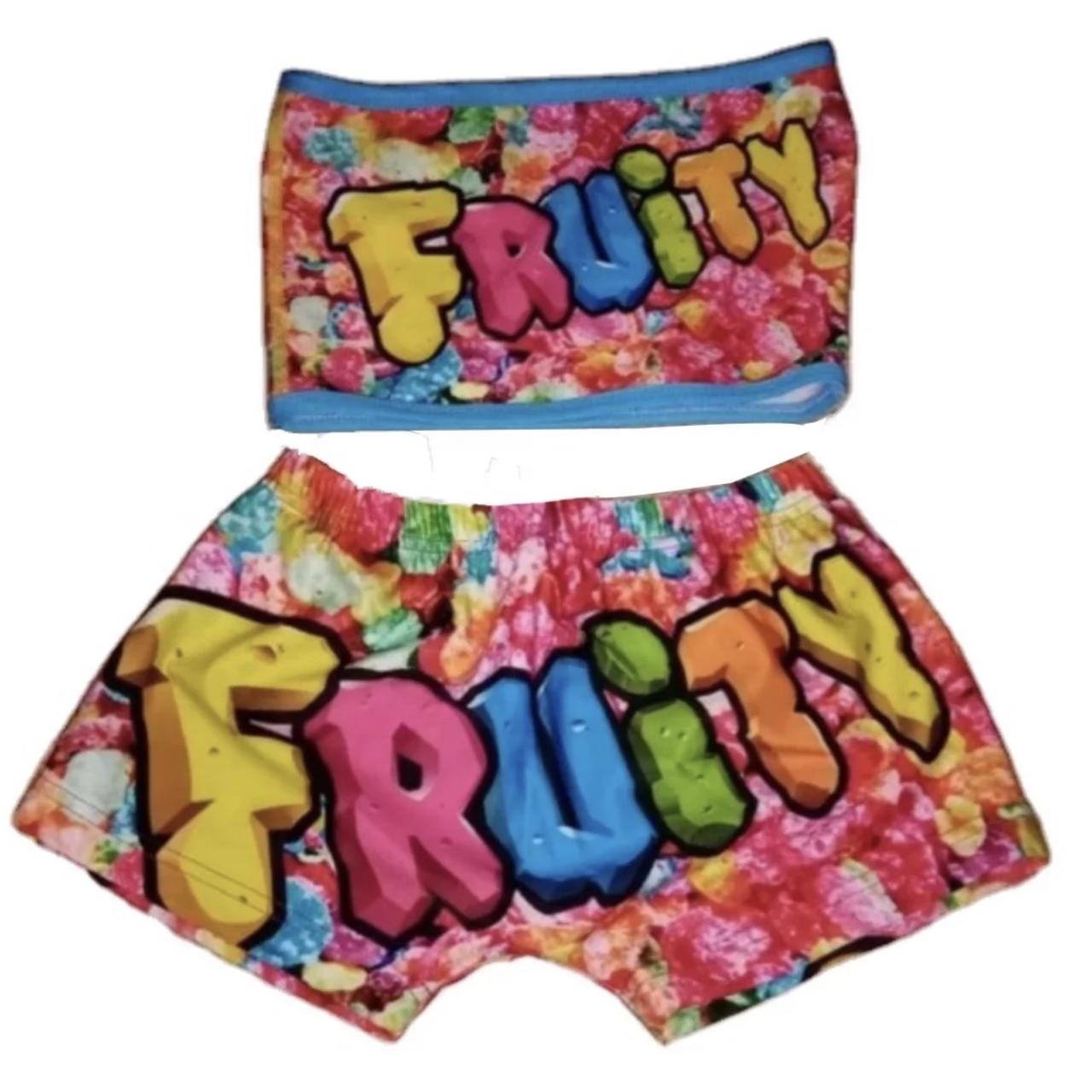 FRUITY PEPPLE TUBE and shorts SET! PLUS
