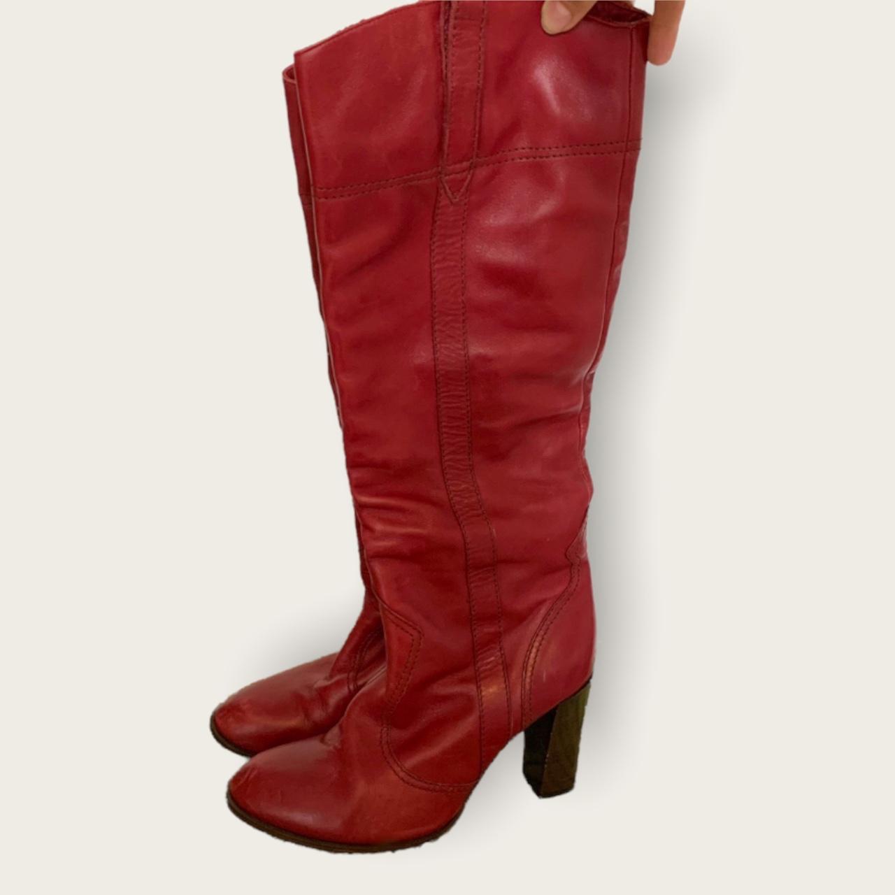 marc jacobs red boots