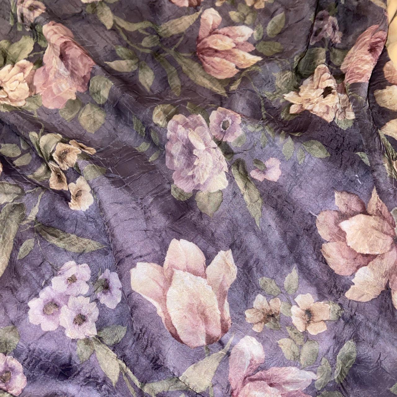 Product Image 2 - VINTAGE 90S EARTHY PURPLE FLORAL