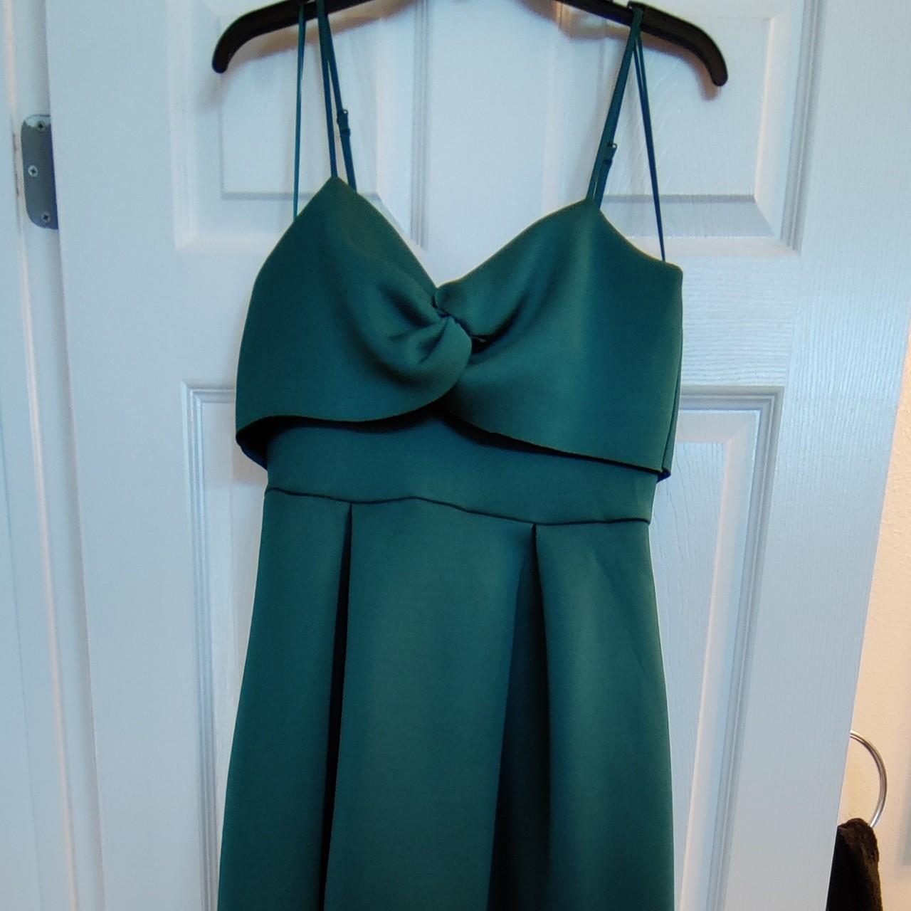 Dark green ASOS bridesmaid dress waist 30