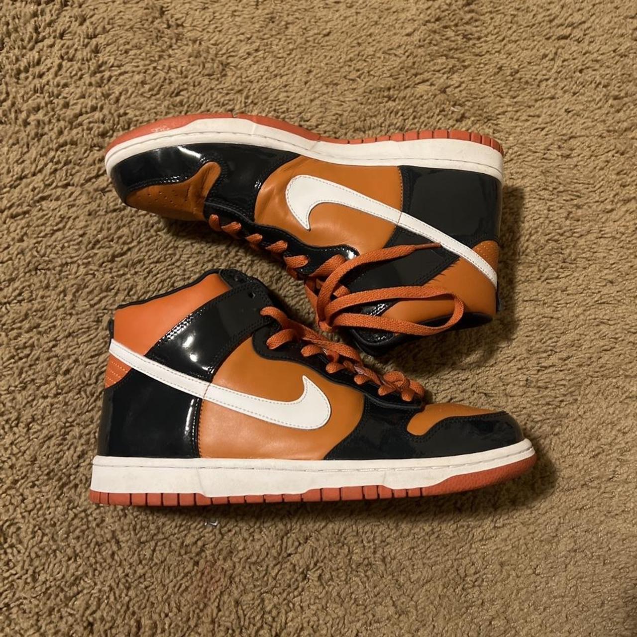 Nike dunk high mesa orange 2003 Og all Text me for... - Depop