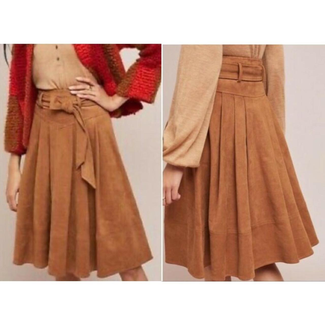 Akemi + kin 2025 faux suede skirt