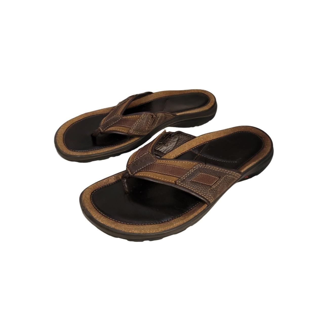 Ecco mens sandals flip flop best sale