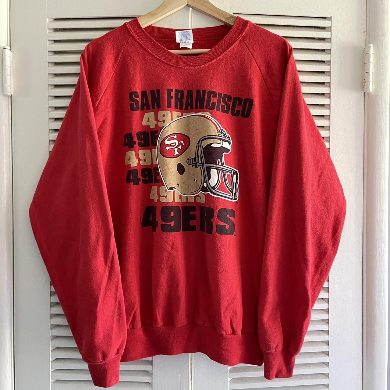 Vintage 90s San Francisco 49ers Sweatshirt In great - Depop