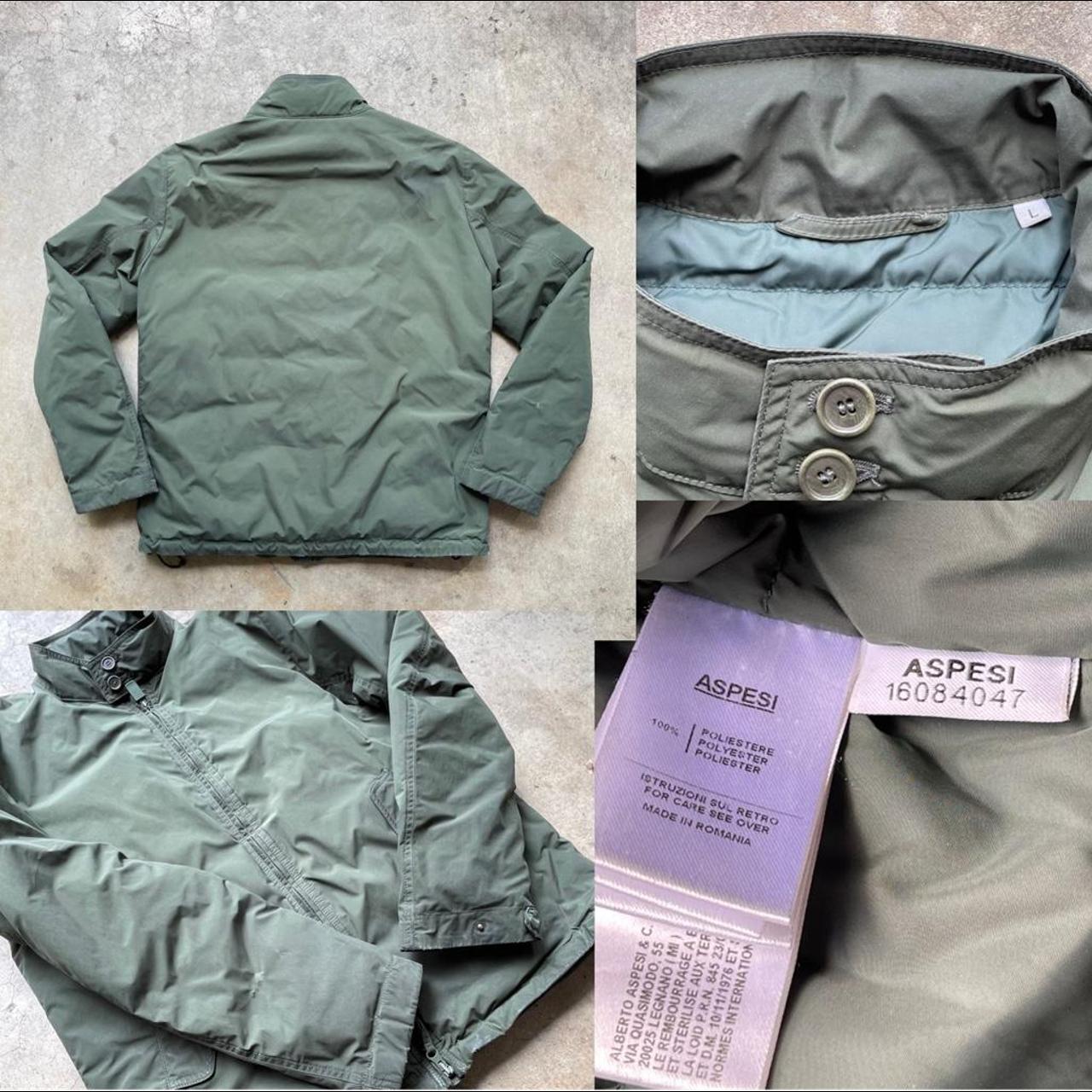 Aspesi Women's Green and Khaki Jacket (4)