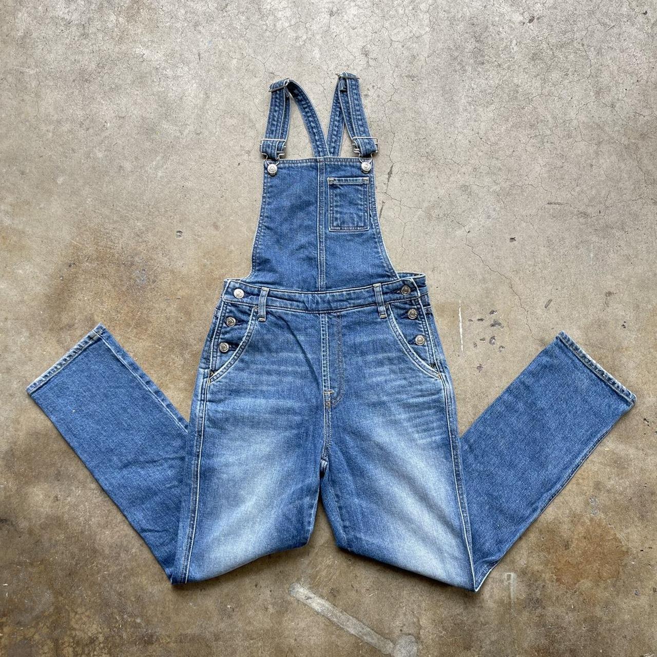 7 For All Mankind Overall Denim Pants With... - Depop