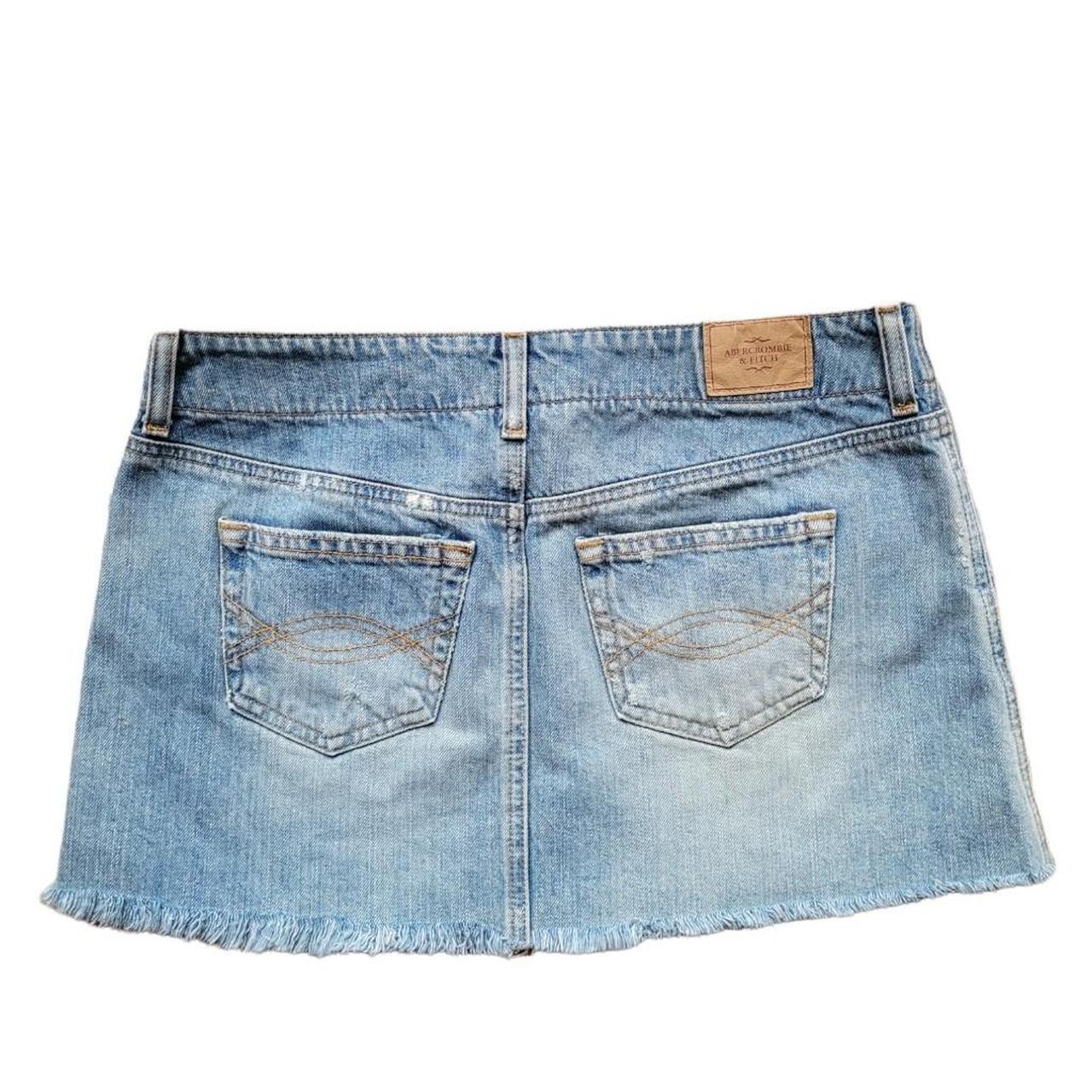 Abercrombie & Fitch Women's Blue Skirt | Depop