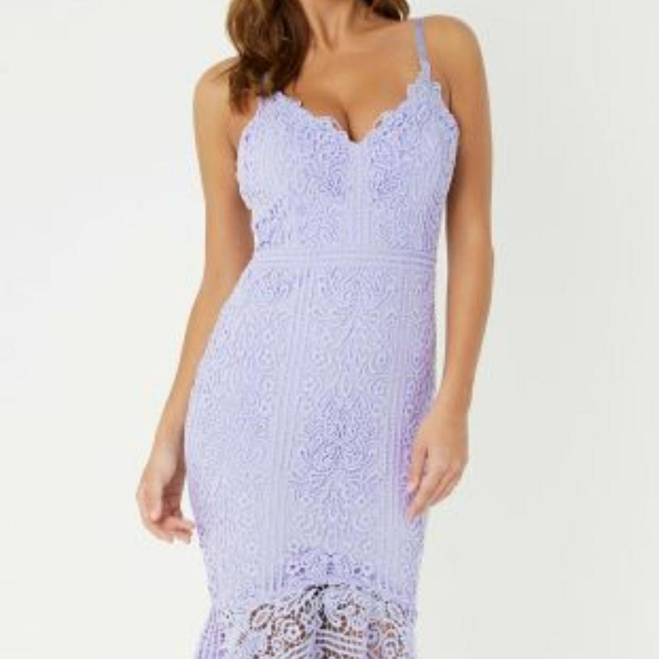 Lipsy purple 2025 lace dress