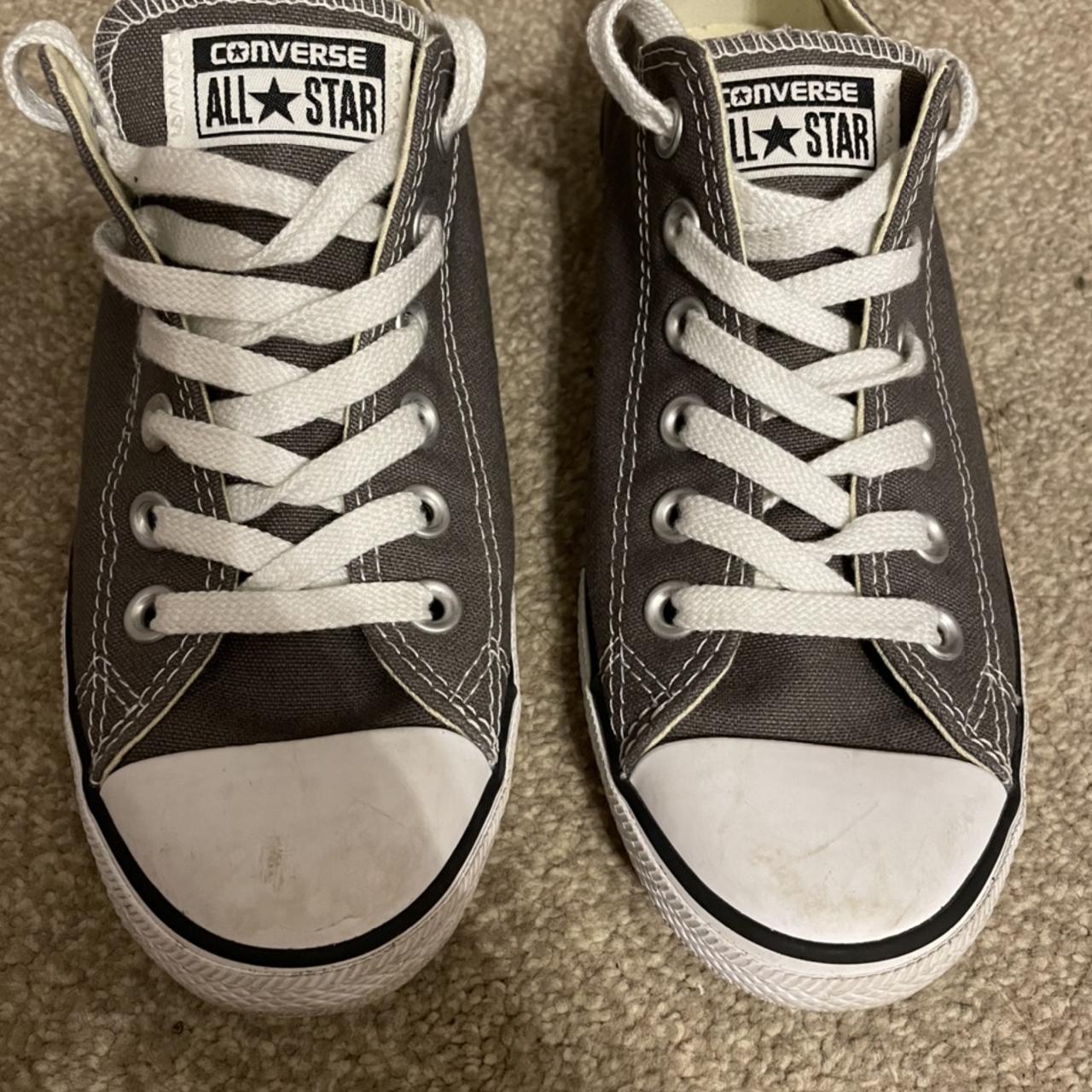 Grey converse size 4 hotsell