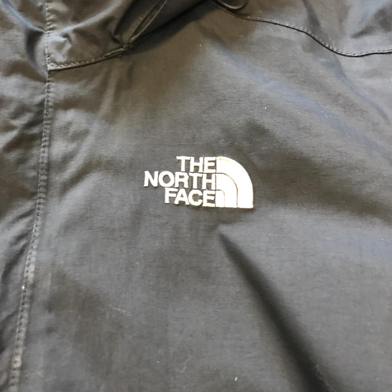 Vintage The North Face Black Waterproof Jacket Size... - Depop