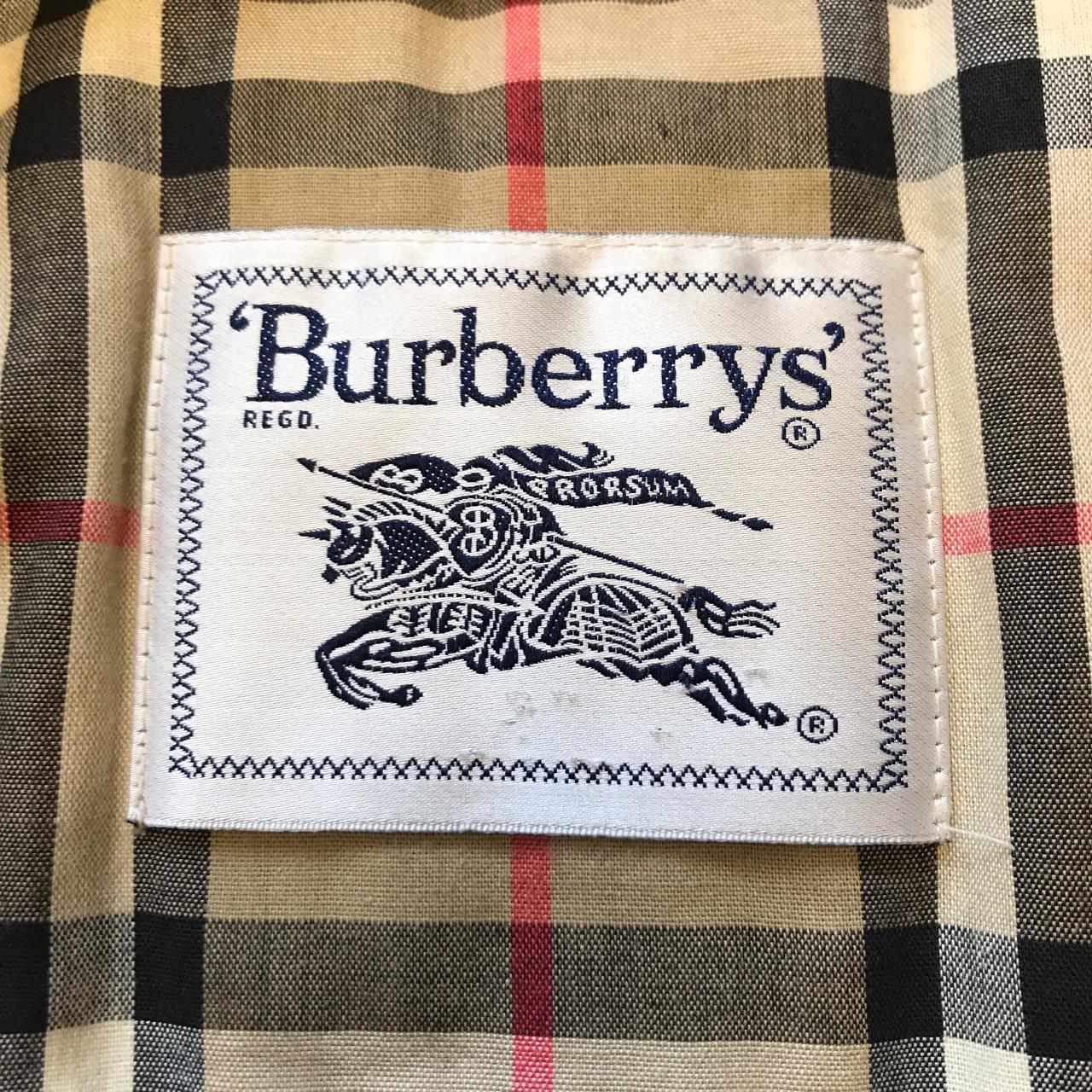 Vintage Burberry Brown Quilted Coat Size on label:... - Depop