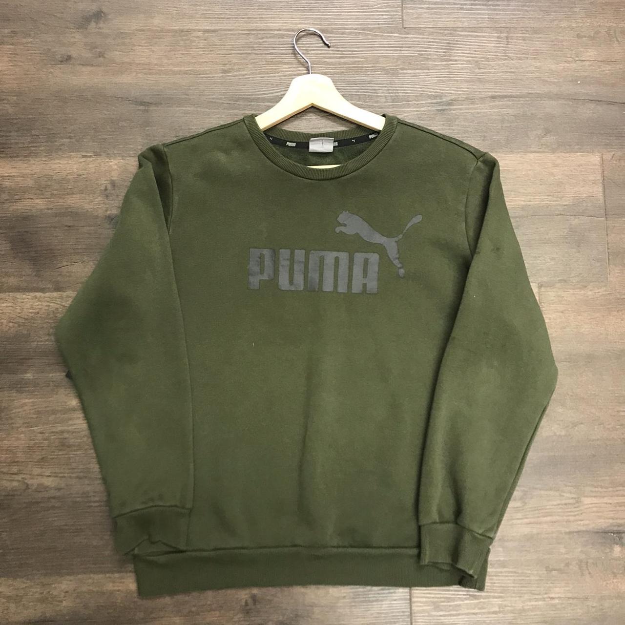 khaki puma jumper