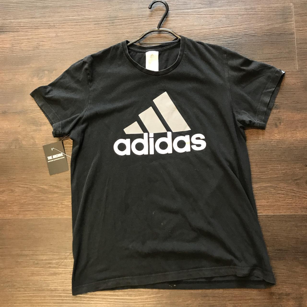 Vintage Adidas Tshirt Size on label: Small Pit to... - Depop