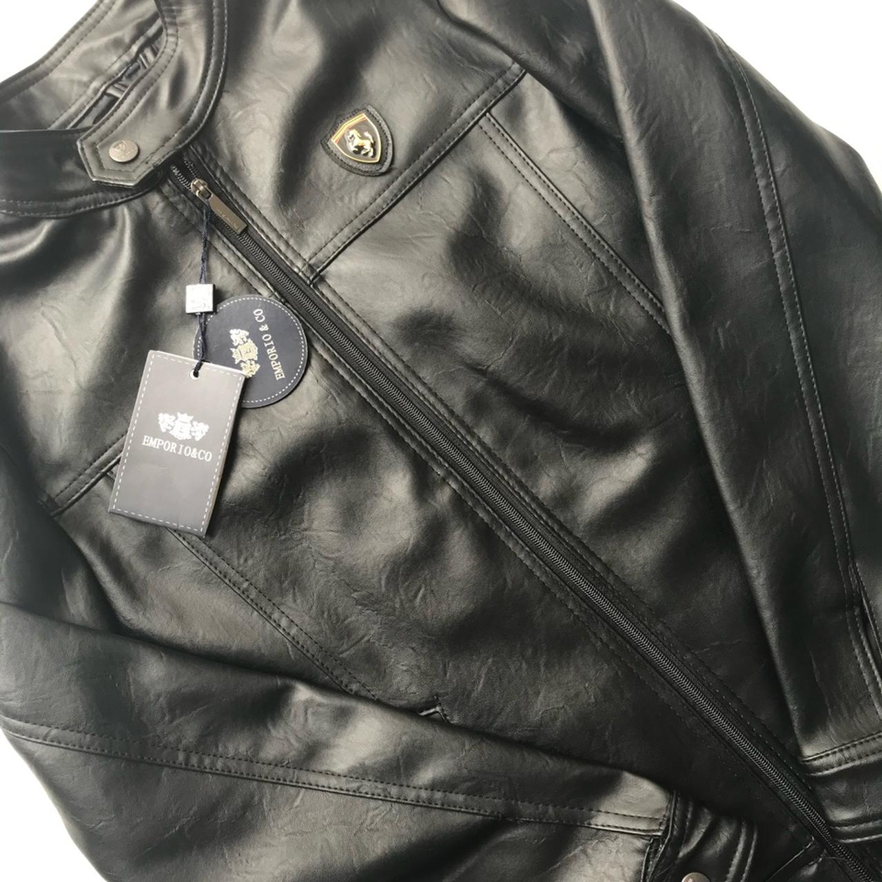 Emporio & co outlet ferrari leather jacket price