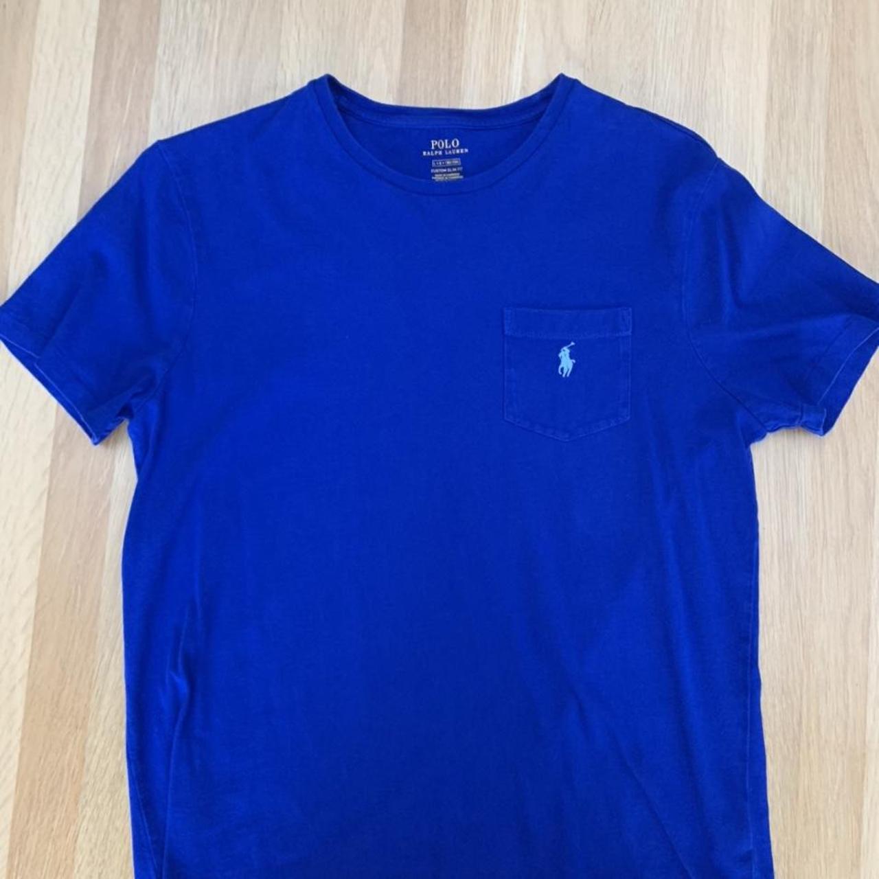 Polo Ralph Lauren tshirt #blue #tshirt #designer... - Depop