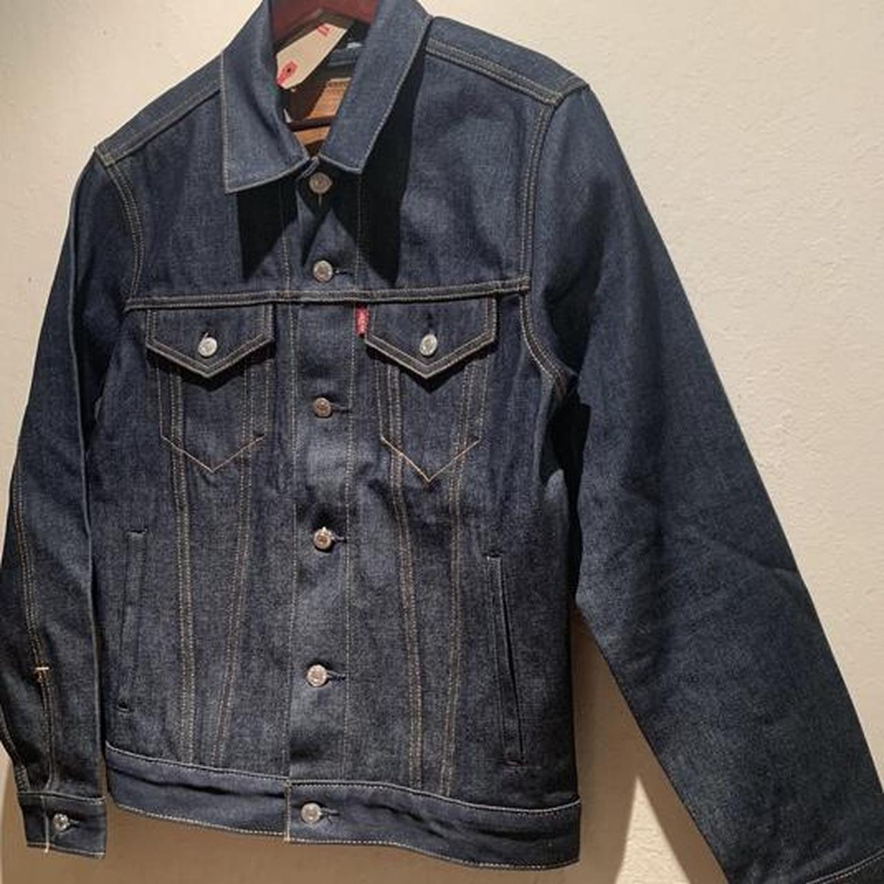 levis indigo denim jacket