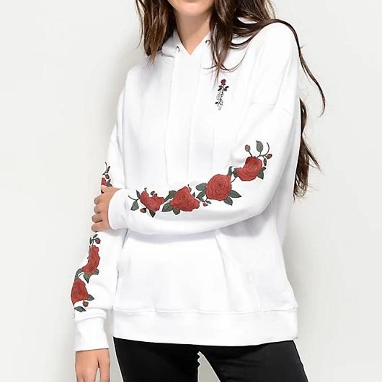 Empyre fredia on sale rose white hoodie