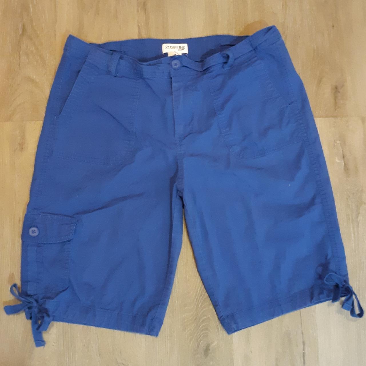 St. John's Bay Women's Blue Shorts | Depop