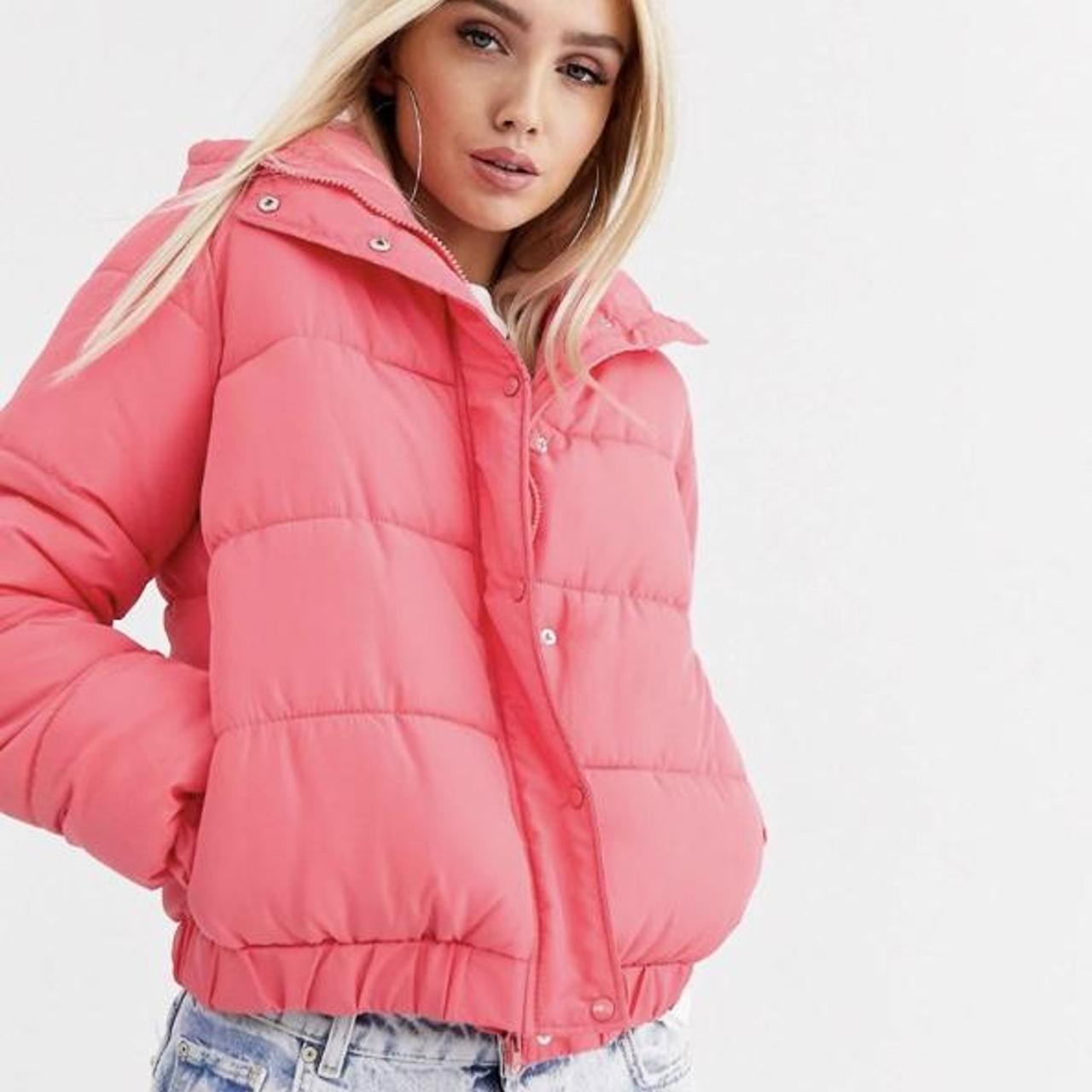 hot pink puffer jacket target