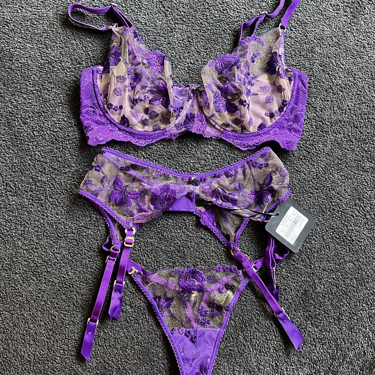 Honey Birdette Liva Bra Size 30D ($120) Purple - $102 New With Tags - From  Brooke