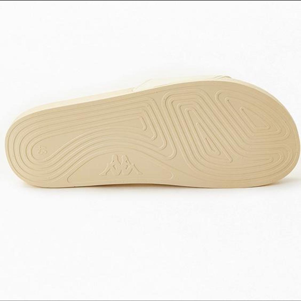 Kappa slides Cream & orange Size Mens 5 (womens 7 ,... Depop
