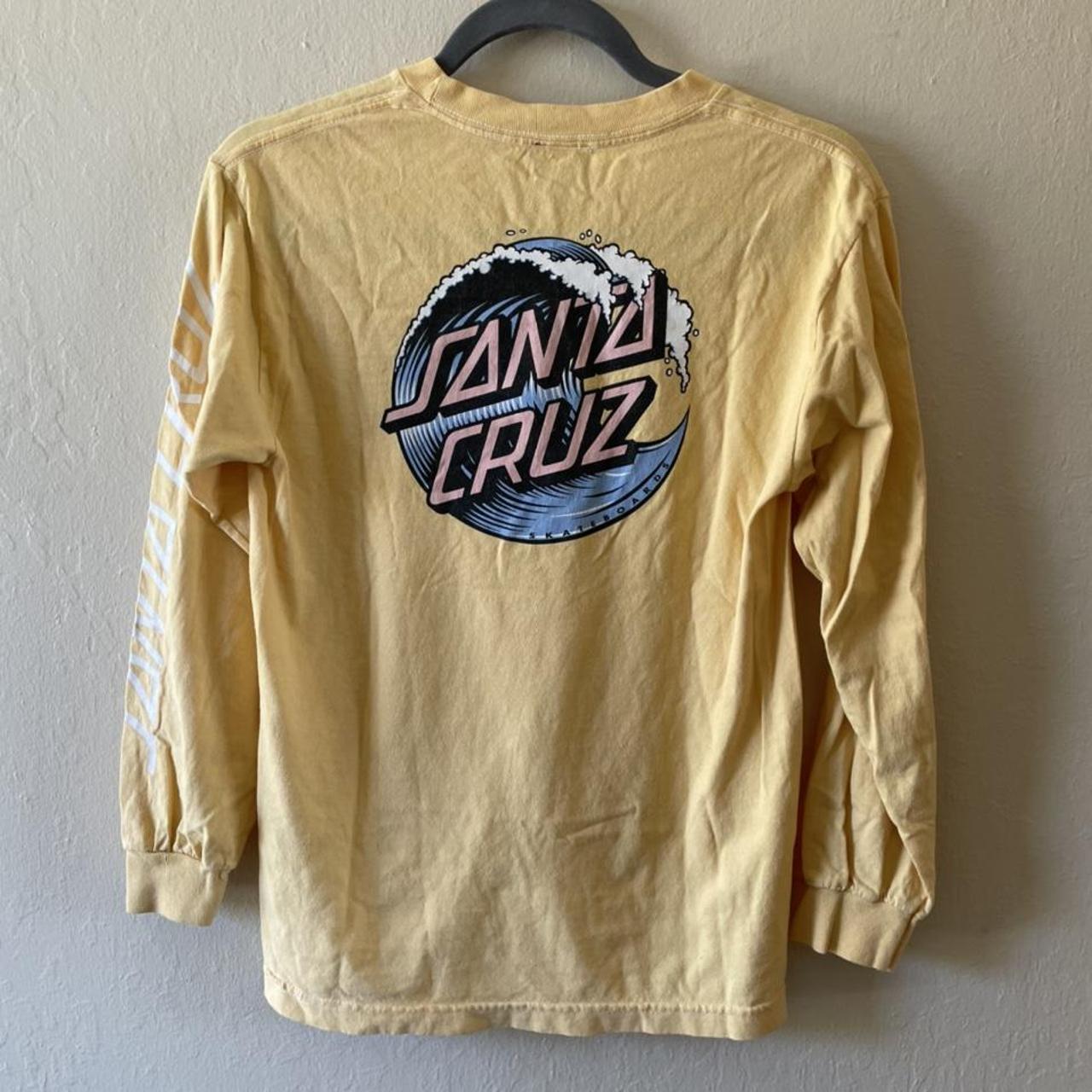 Santa cruz yellow sales shirt