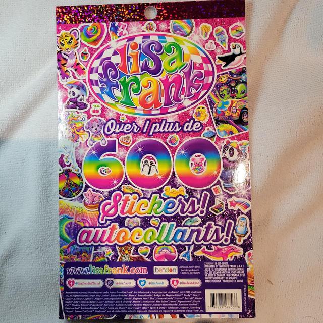 LISA FRANK STICKERS - 80+ stickers on this sheet - - Depop