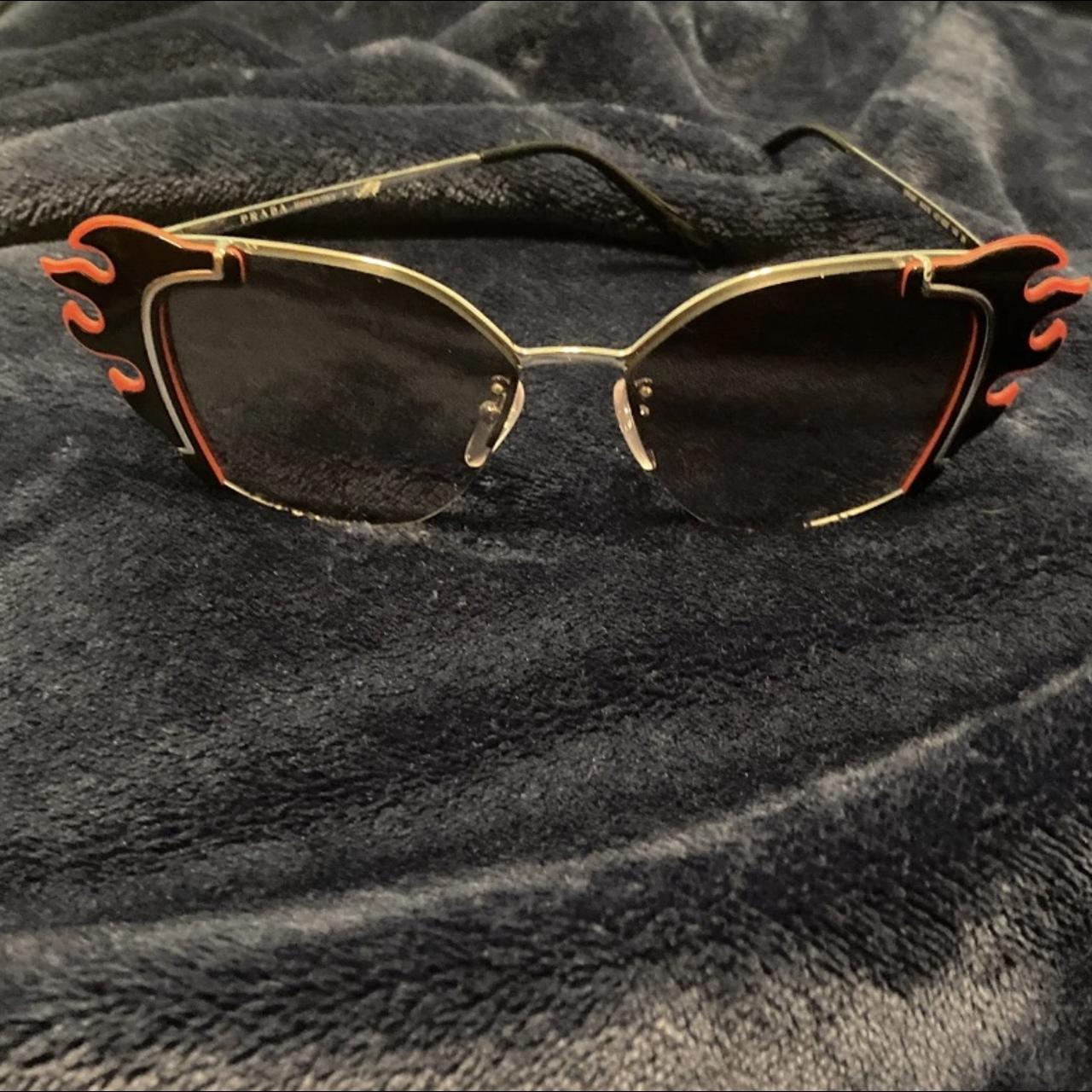 prada flame sunglasses