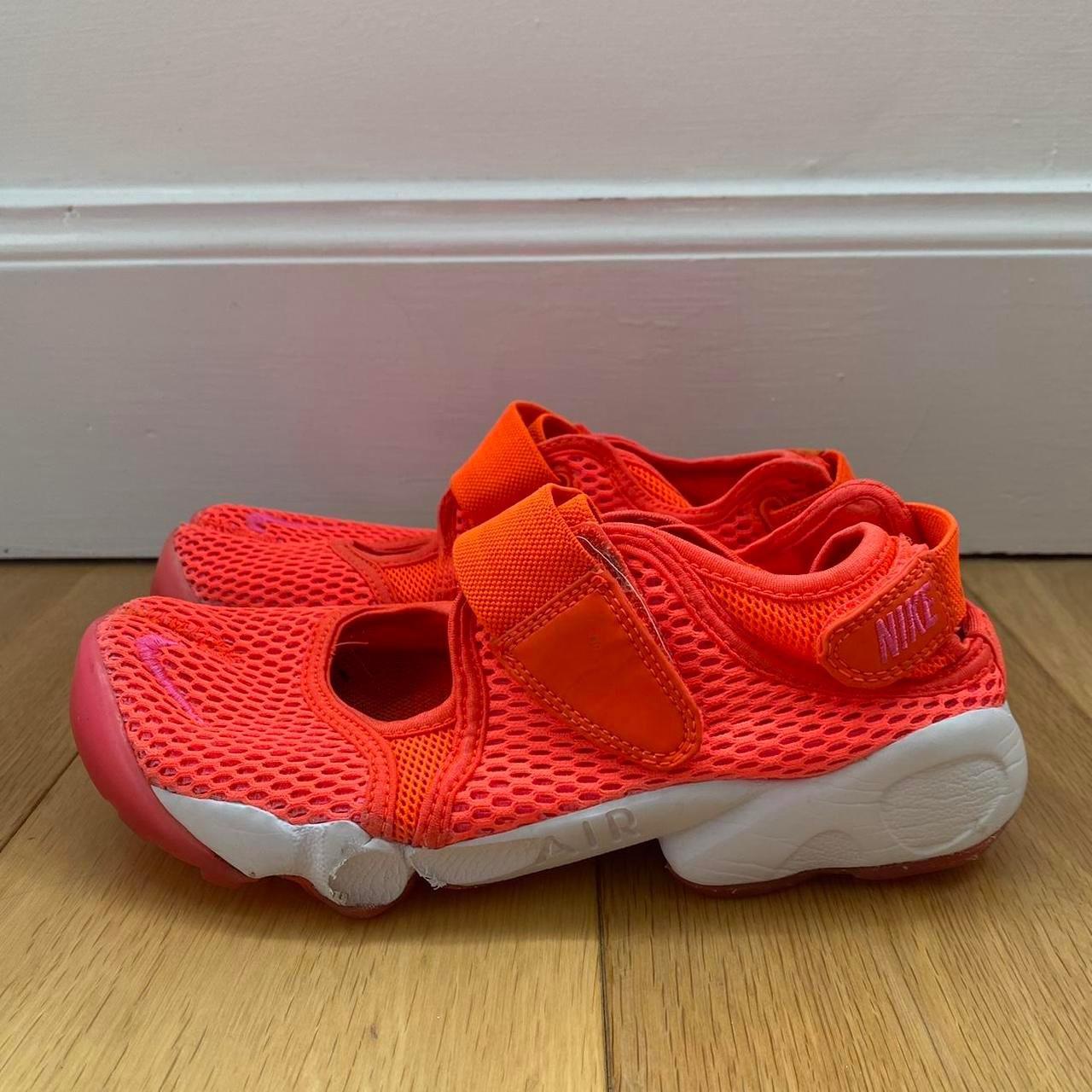 Nike air rift split toe luminous pink U.K... - Depop