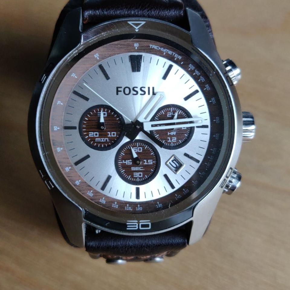 Men\'s Fossil Watch - Depop Chocolate brown... CH2565