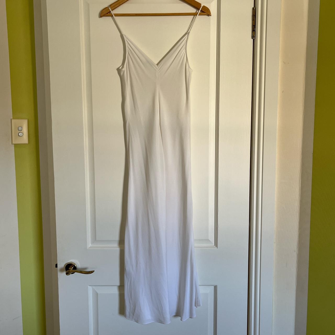scanlan theodore silk bias slip dress