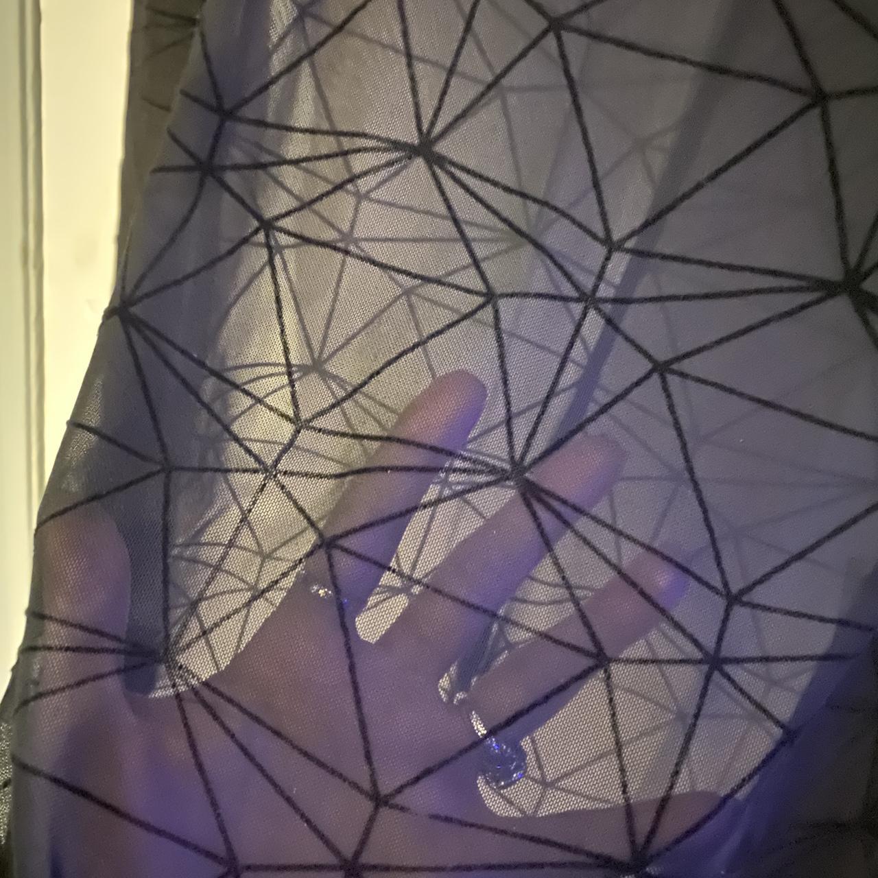 Scared Geometry Mesh Bodysuit Excellent condition... Depop