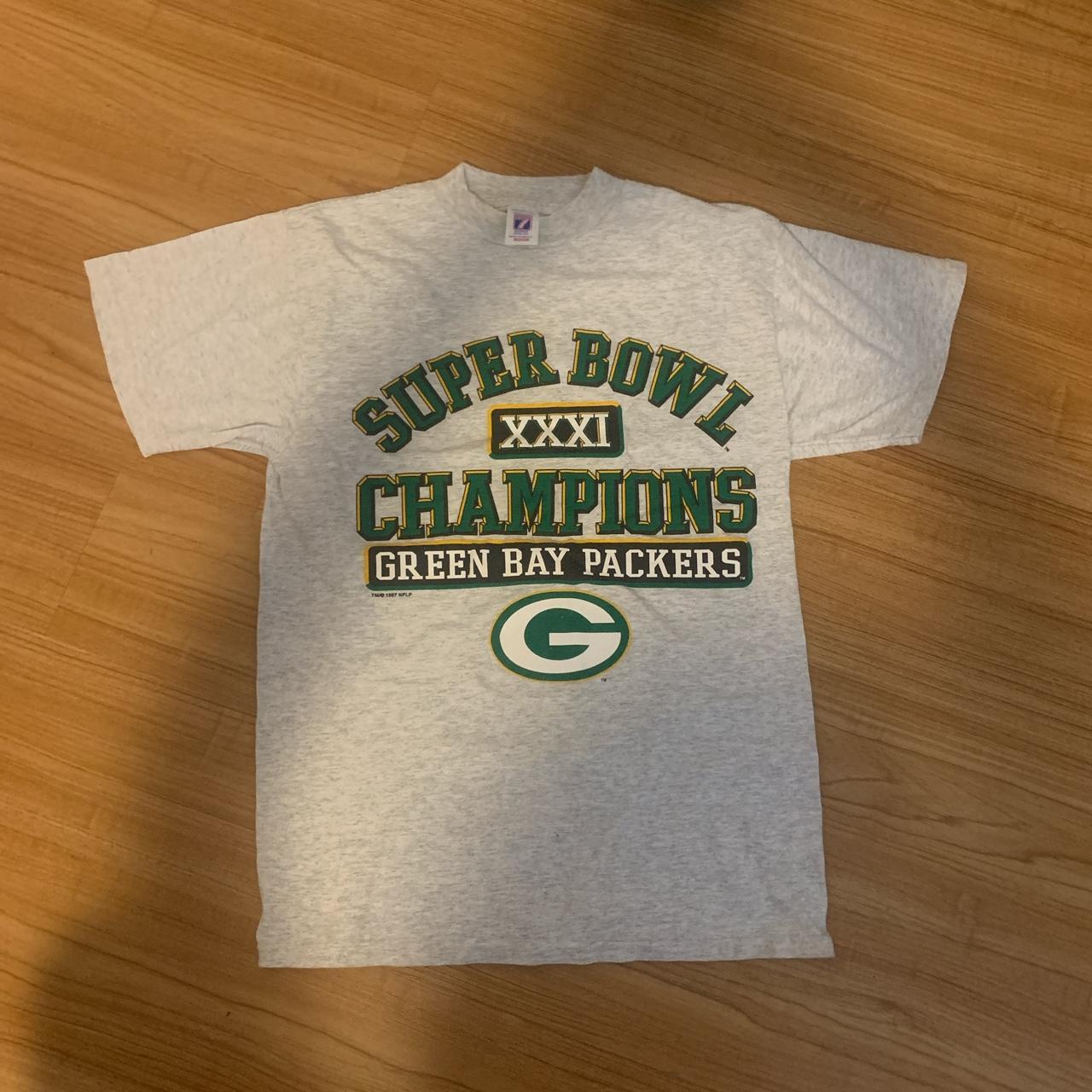 Vintage 1997 Green Bay Packers Super Bowl - Depop