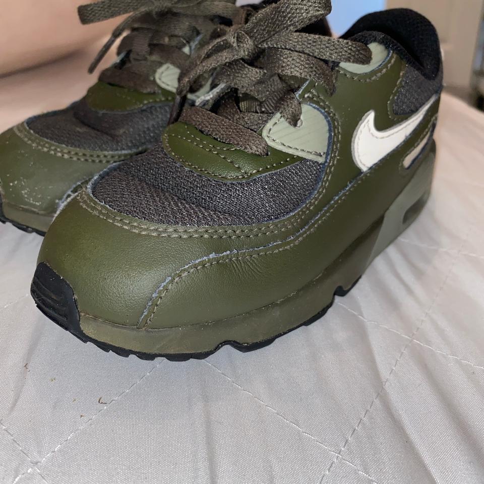 infant khaki nike trainers