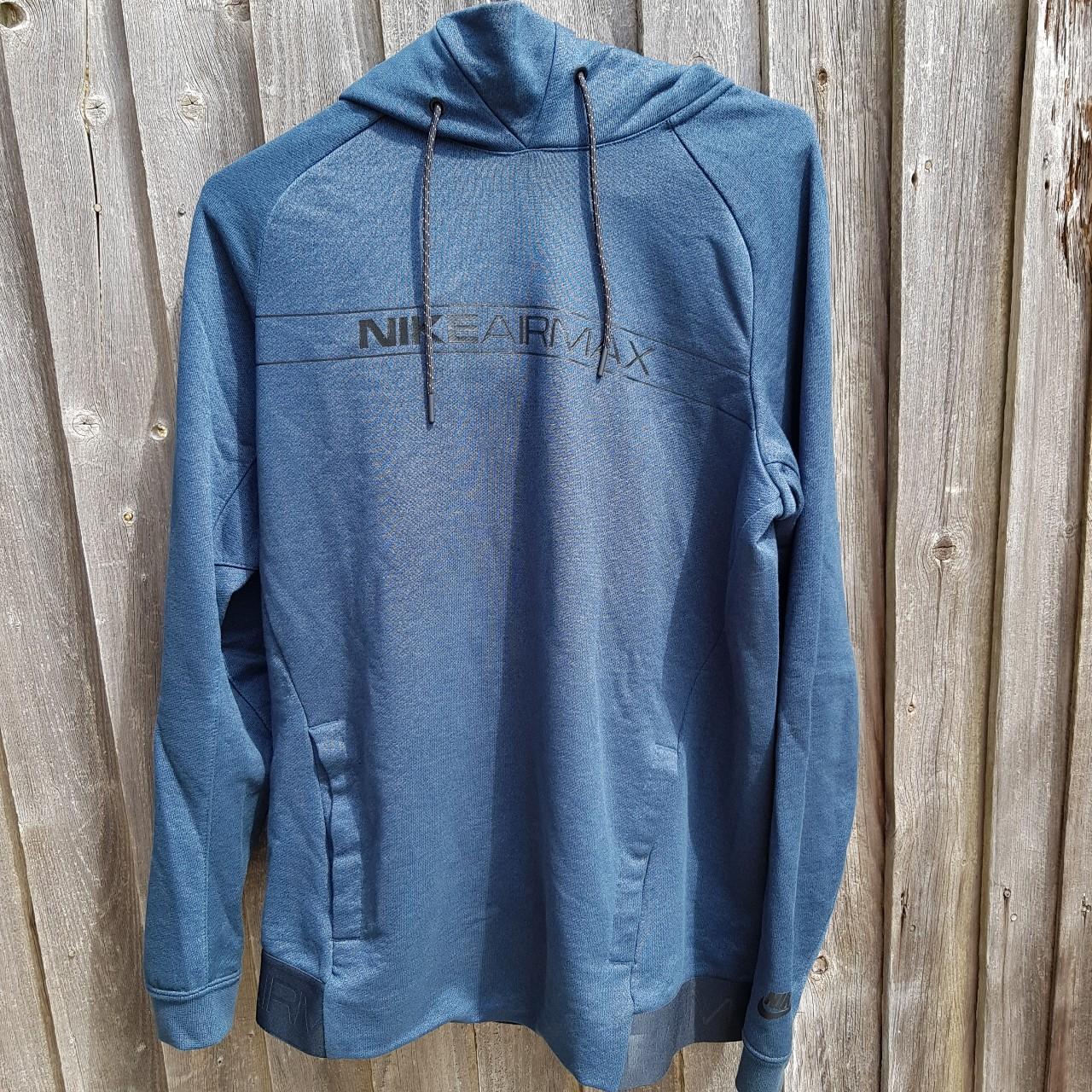 blue nike air max hoodie