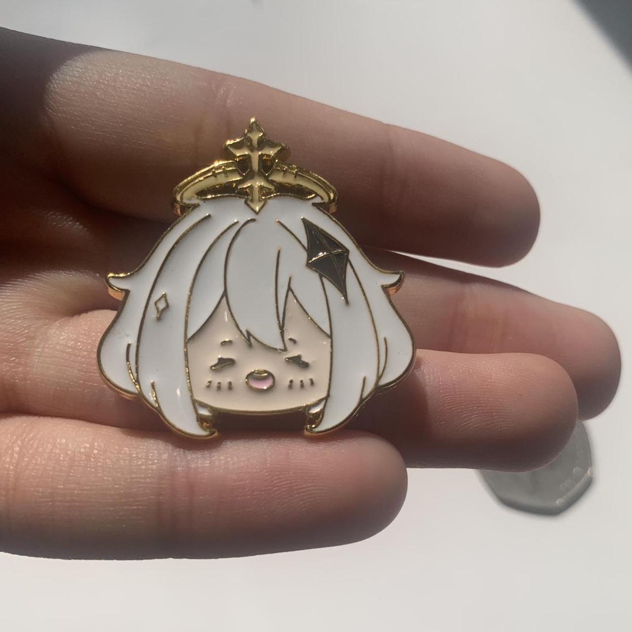 Genshin Impact mini paimon pin - perfect for any... - Depop
