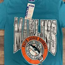 Miami Marlins tee shirt front and back Never worn - Depop