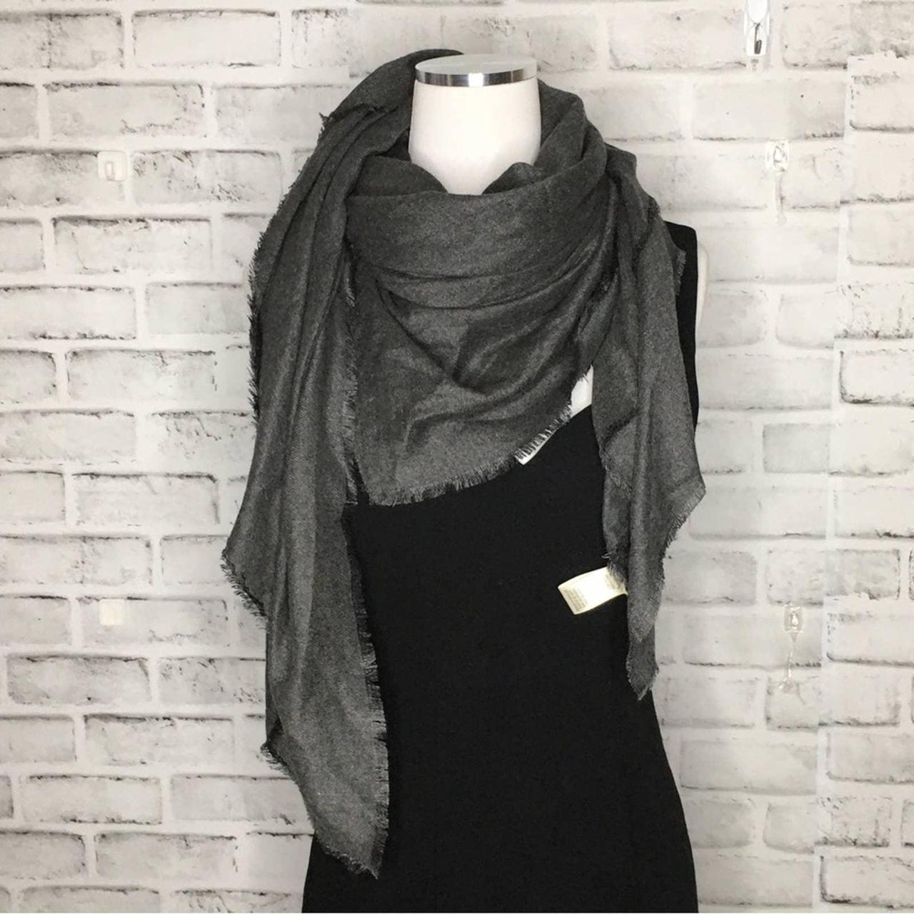Max Studio Women's Grey Scarfwraps Depop