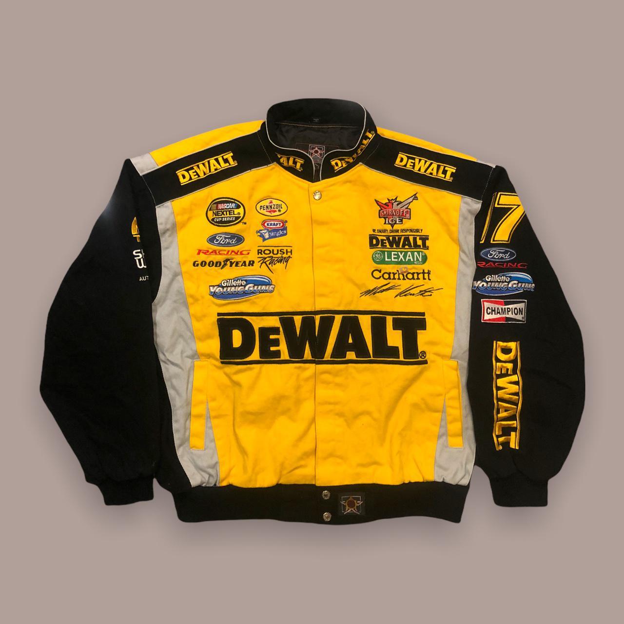 NASCAR Men's Yellow and Black Jacket