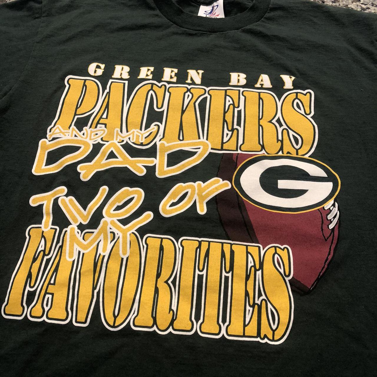 Vintage Green Bay Packers NFL Football “Dad” T... - Depop